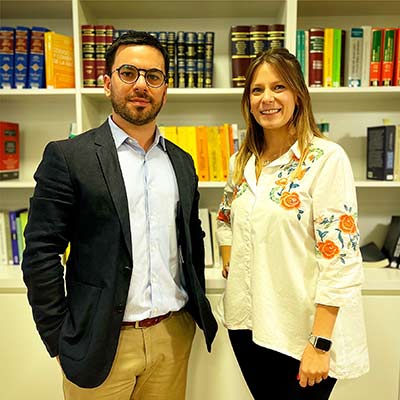 Ignacio Meggiolaro y Karina Damiano
