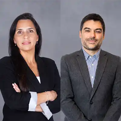 Cra. Cynthia Carballo y Dr. Gastón Lapaz de Bragard